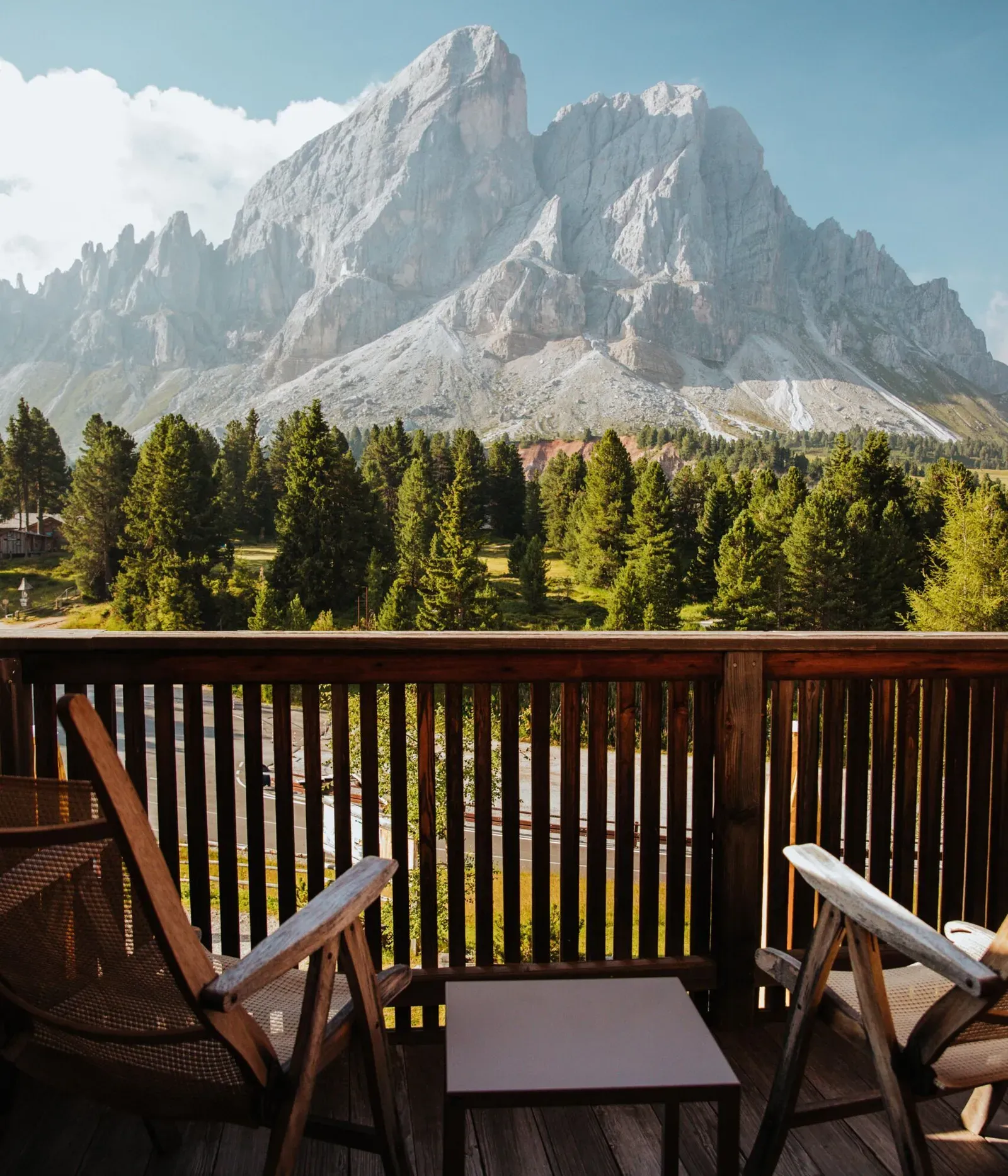 Putia balcone vista putia